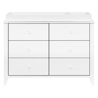 M10326W,Sprout 6-Drawer Double Dresser in White