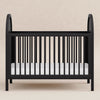 M25601BNC,Bondi Cane 3-in-1 Convertible Crib w/ Toddler Bed Kit in Black with Natural Cane