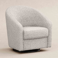 M5887BWB,Madison Swivel Glider in Black White Boucle