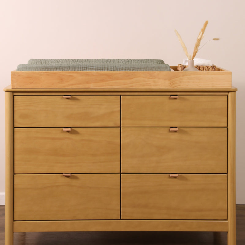 T29737MCA,Matcha Quilted Muslin Changing Pad Cover in GOTS Certified Organic Cotton