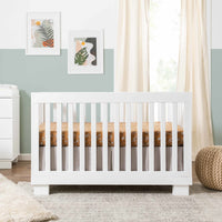M6701W,Modo 3-in-1 Convertible Crib w/Toddler Bed Conversion Kit in White Finish