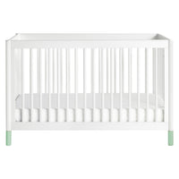 M12901WNX,Gelato 4-in-1 Convertible Crib w/Toddler Conversion Kit in White  NX Feet