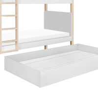 M18494WNX,TipToe Bunk Bed in White and Washed Natural