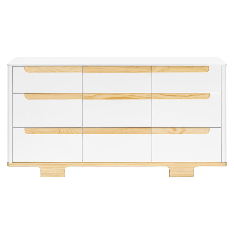 M23428WN,Yuzu 9-Drawer Dresser  Assembled in White/Natural