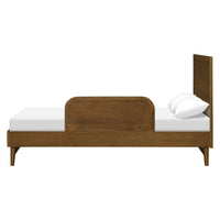 M25999NL,Twin/Full Bed Guardrail in Natural Walnut