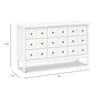 M7128RW,Liberty 9-Drawer Assembled Dresser in Warm White