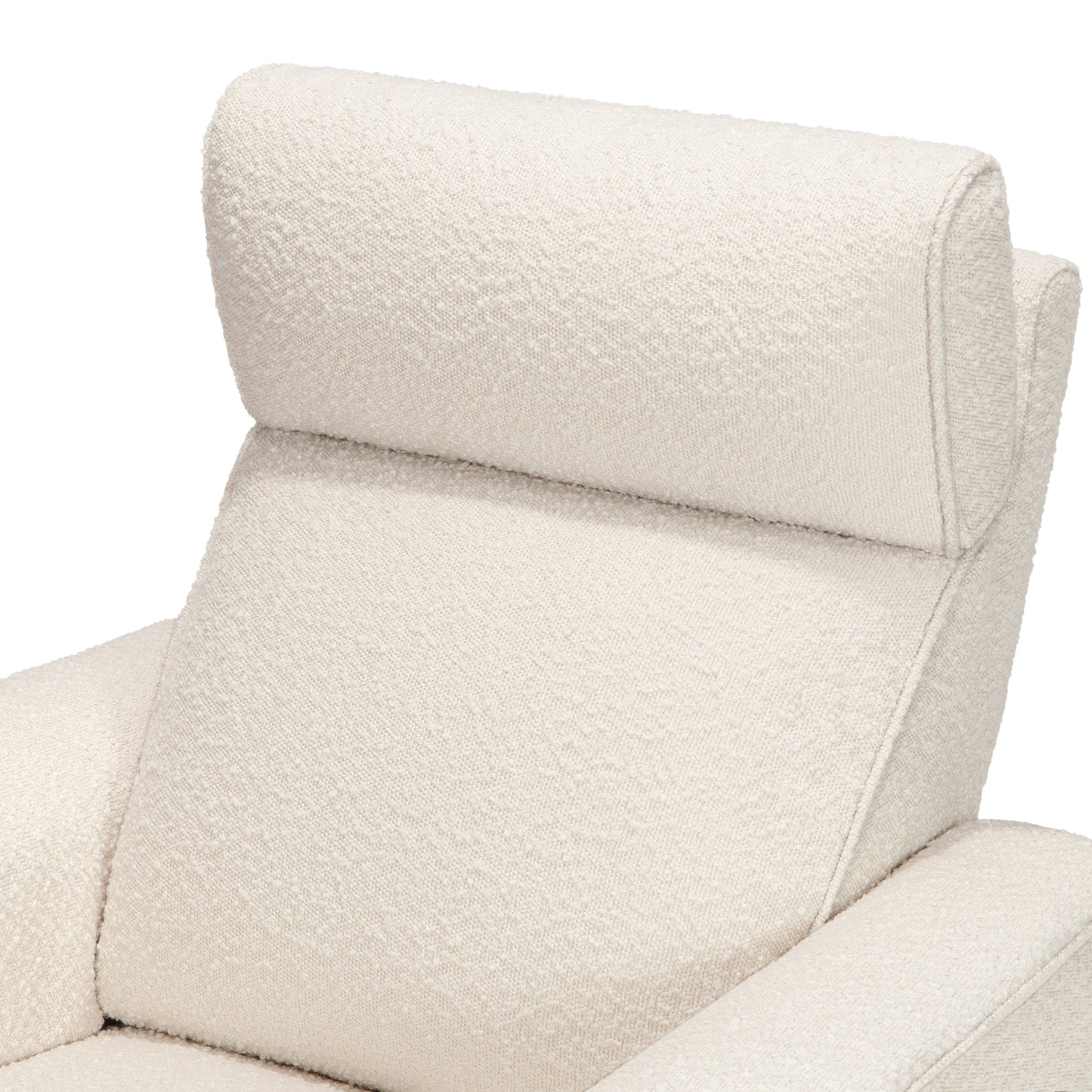 M17186PWB,Willa Plus Power Glider Recliner w/ Power Headrest in Performance Ivory Boucle