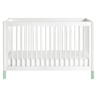 M12901WNX,Gelato 4-in-1 Convertible Crib w/Toddler Conversion Kit in White  NX Feet