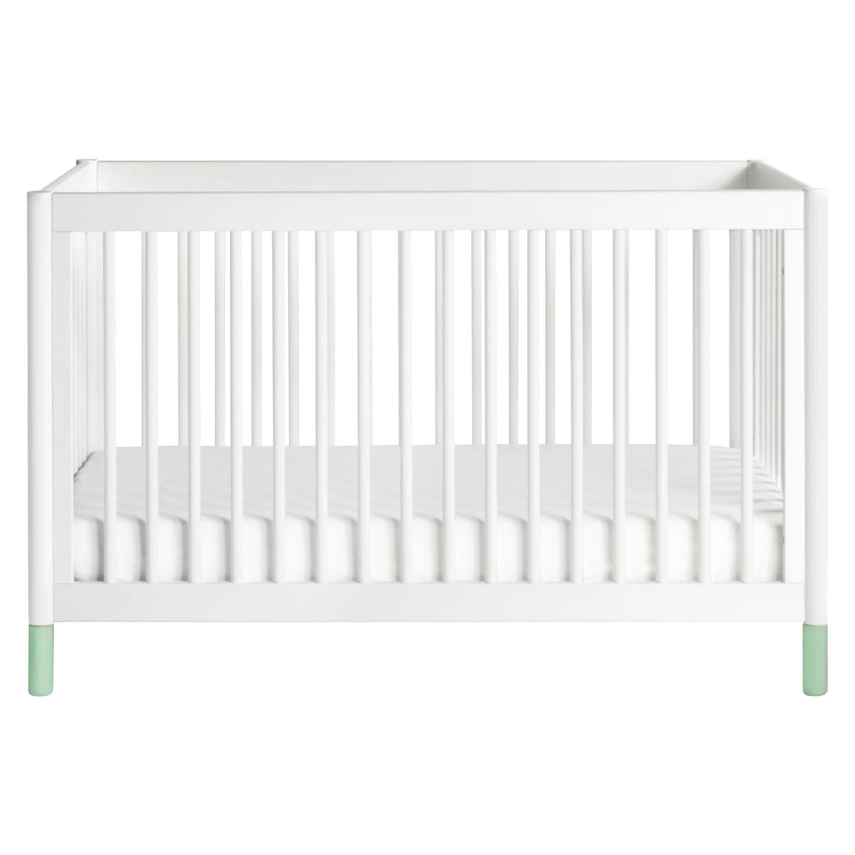 M12901WNX,Gelato 4-in-1 Convertible Crib w/Toddler Conversion Kit in White  NX Feet