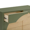 M30216OLSH,Moab 6-Drawer Assembled Dresser in Olive/Ash
