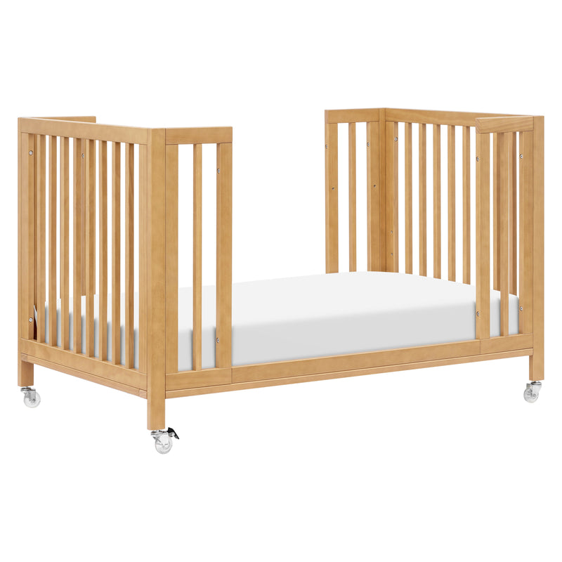 M30880HY,Rolli 9-in-1 Convertible All-Stages?? Crib w/ Bassinet & Toddler Bed Kits in Honey
