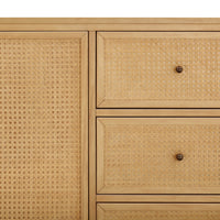 M23727HYHC,Marin Chifforobe  Assembled in Honey and Honey Cane
