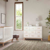 M5826WNX,Scoot 6-Drawer Dresser in White/Washed Natural