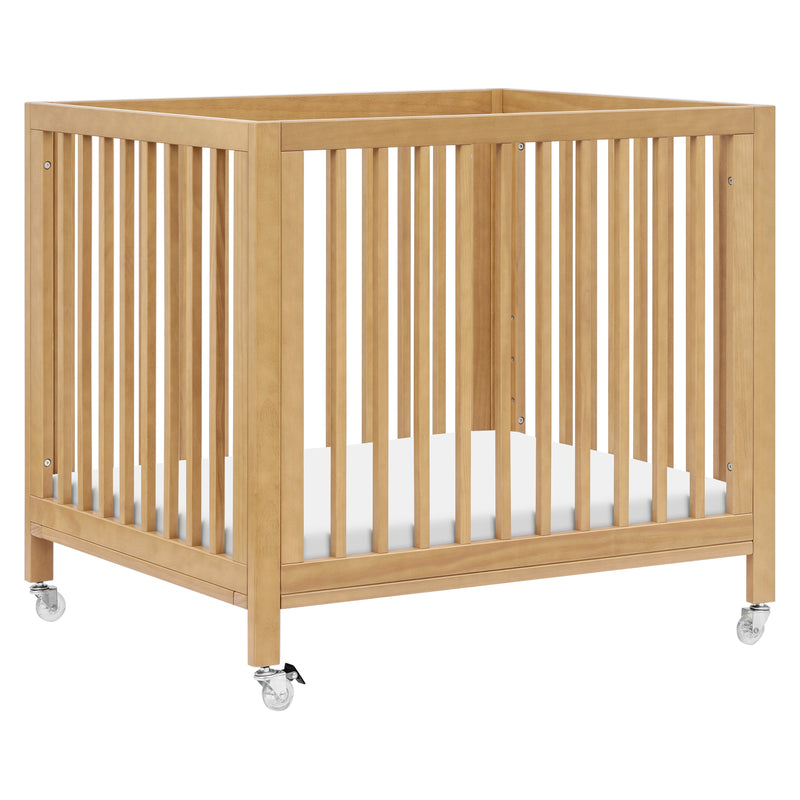 M30880HY,Rolli 9-in-1 Convertible All-Stages?? Crib w/ Bassinet & Toddler Bed Kits in Honey
