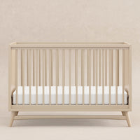 M15401TPE,Peggy Mid-Century 3-in-1 Convertible Crib w/Toddler Bed Conversion Kit in Taupe