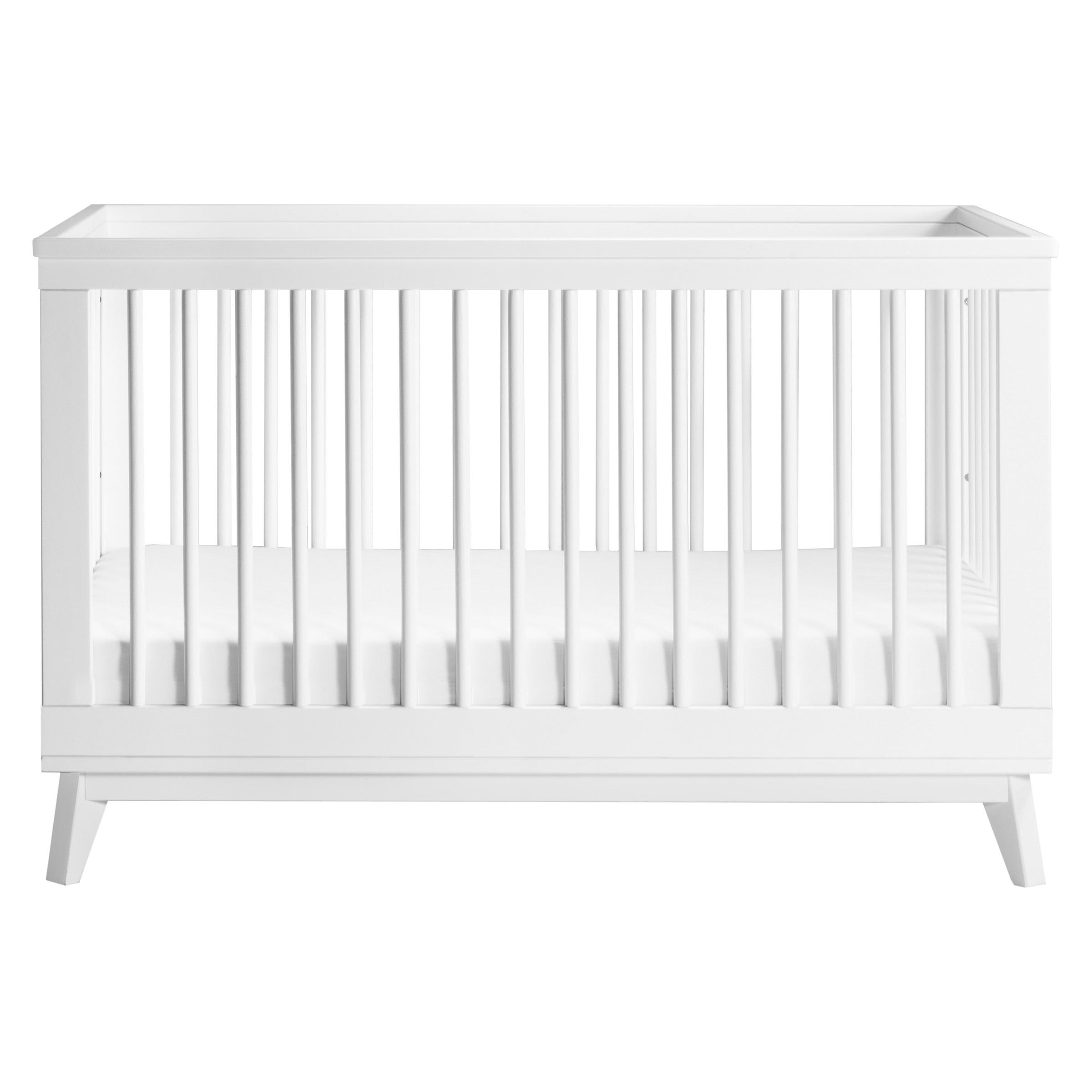 M5801W,Scoot 3-in-1 Convertible Crib w/Toddler Bed Conversion Kit in White