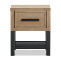 B25860DF,Newbern Nightstand  Assembled in Driftwood