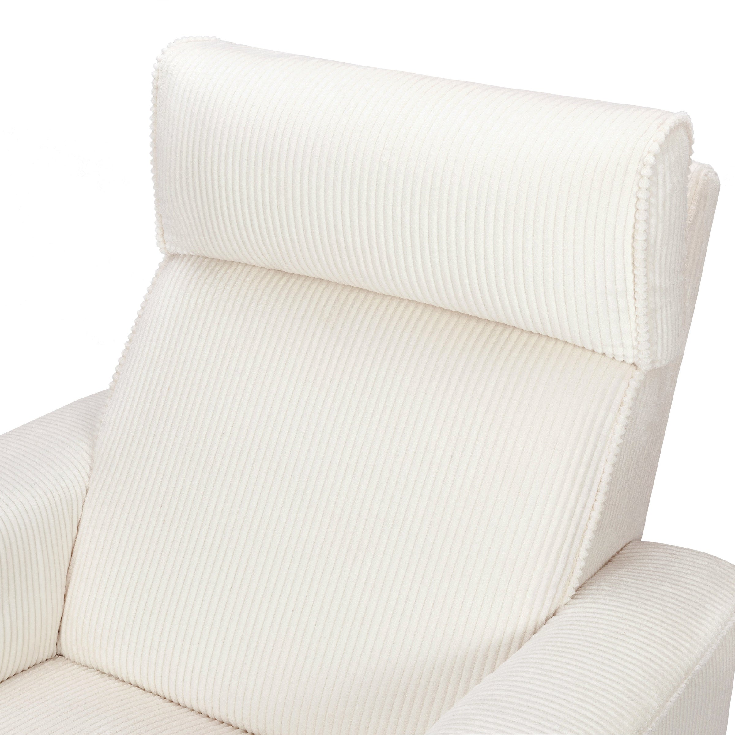 B17183YC,Willa Deluxe Power Glider Recliner w/Heat&Massage in Ivory Corduroy