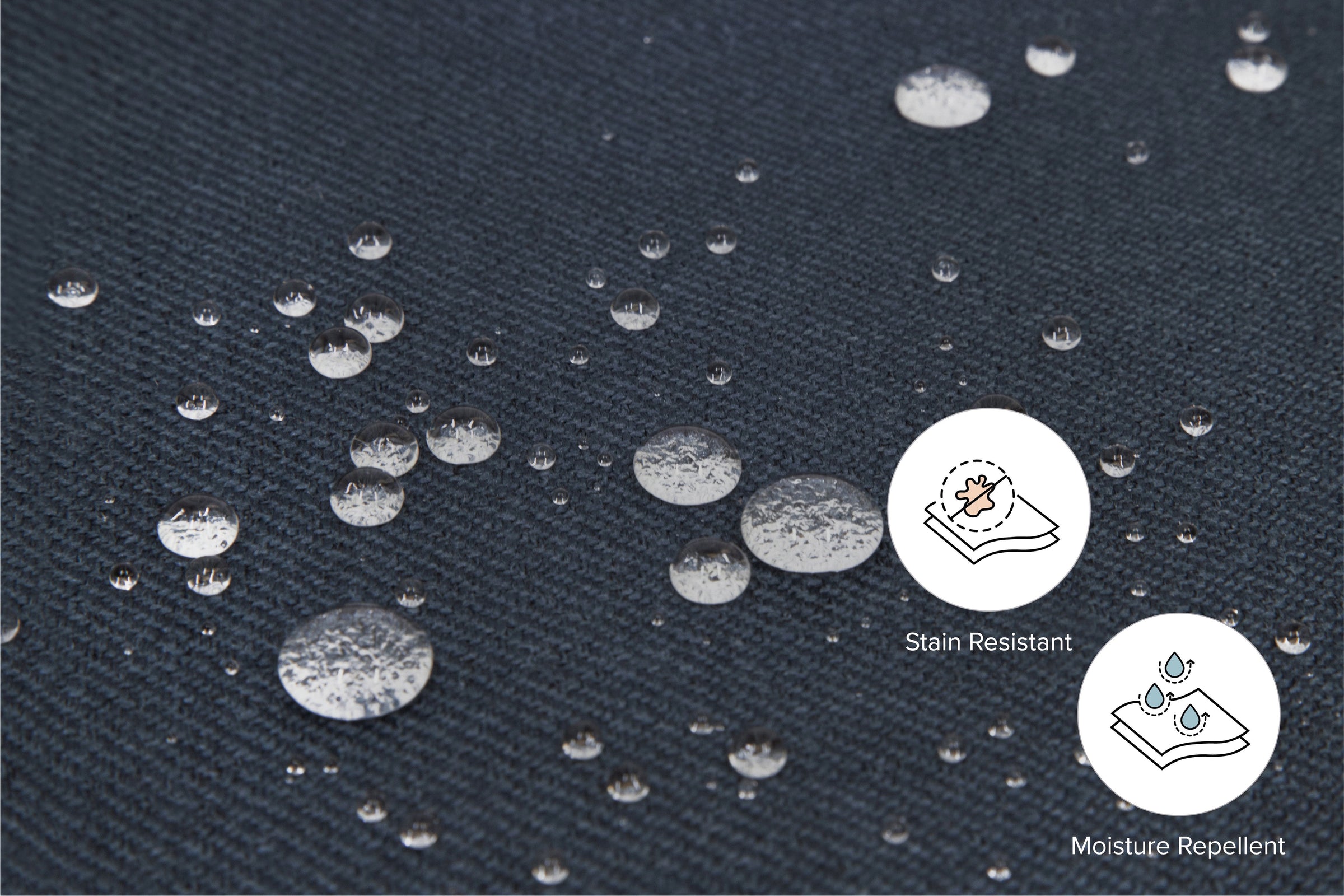 MDBFABRIC098,Monogram - Performance Navy Eco-Twill (PVET) SWATCH