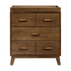 M5823NL,Scoot 3-Drawer Changer Dresser in Natural Walnut