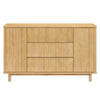 M29816HY,Pogo Tambour Assembled Dresser in Honey