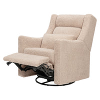 M11286CSG,Kiwi Plus Power Glider Recliner w/ Power Headrest in Chai Shearling