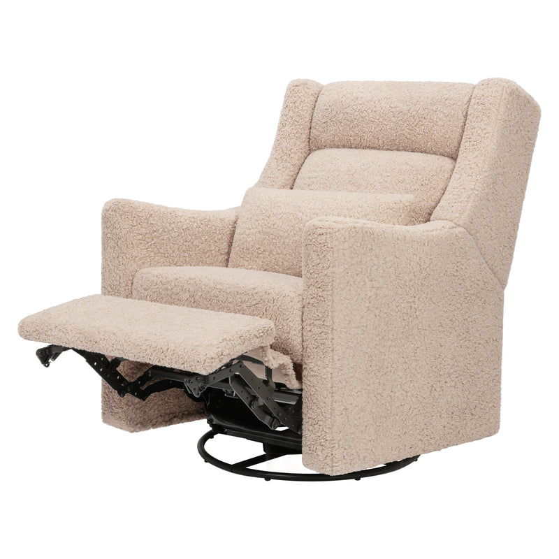 M11286CSG,Kiwi Plus Power Glider Recliner w/ Power Headrest in Chai Shearling