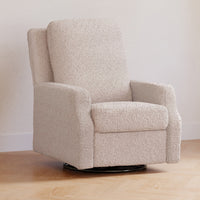 M22287EGS,Crewe Recliner and Swivel Glider in Earl Grey Shearling