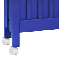 M6698CBT,Origami Mini Crib in Cobalt
