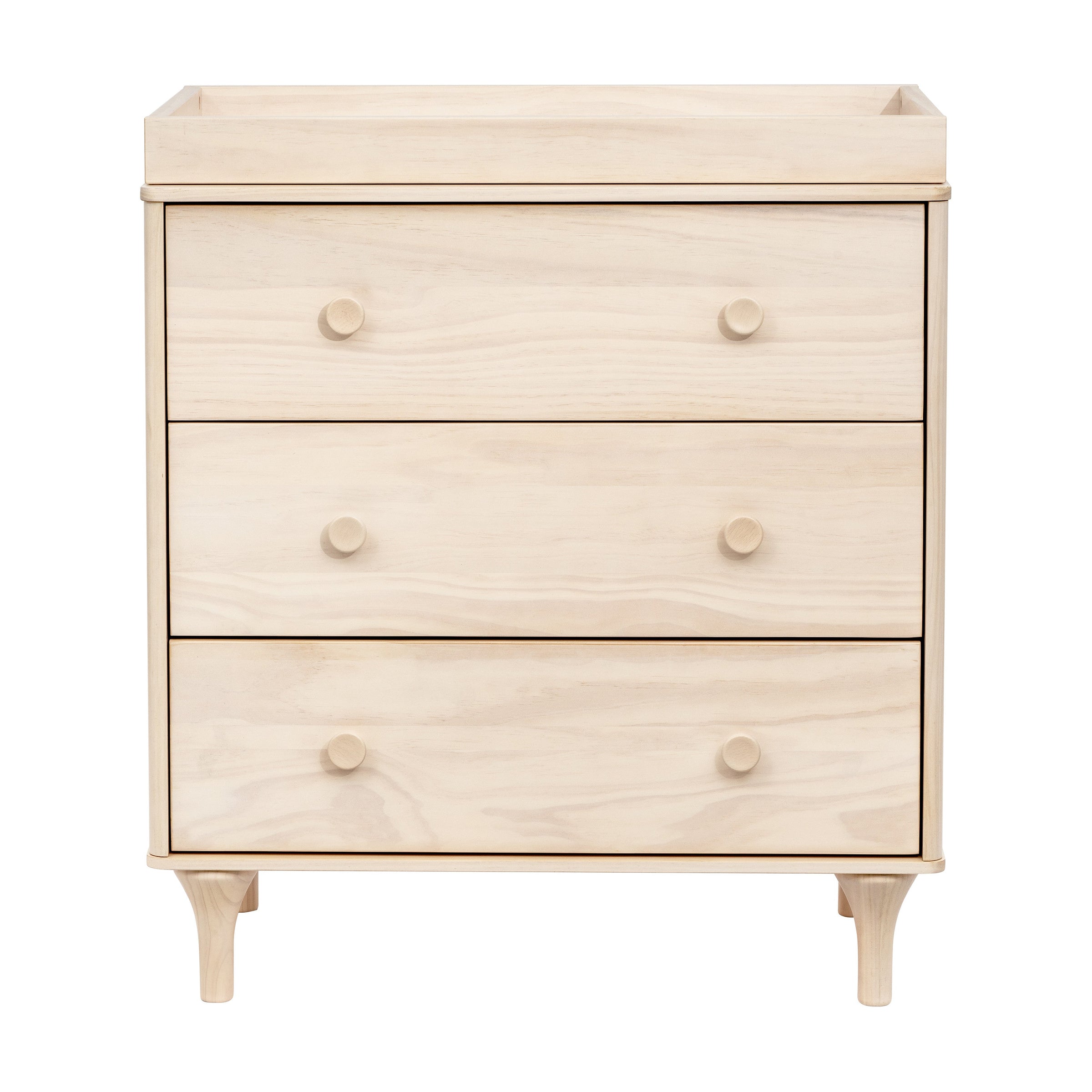 M9023NX,Lolly 3-Drawer Changer Dresser w/Removable Changing Tray in Washed Natural