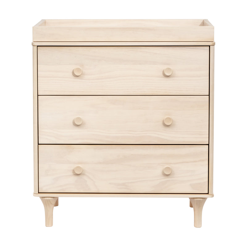 M9023NX,Lolly 3-Drawer Changer Dresser w/Removable Changing Tray in Washed Natural