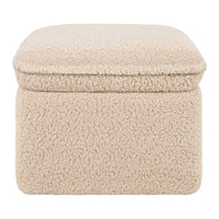 M20985CSG,Cali Storage Ottoman in Chai Shearling