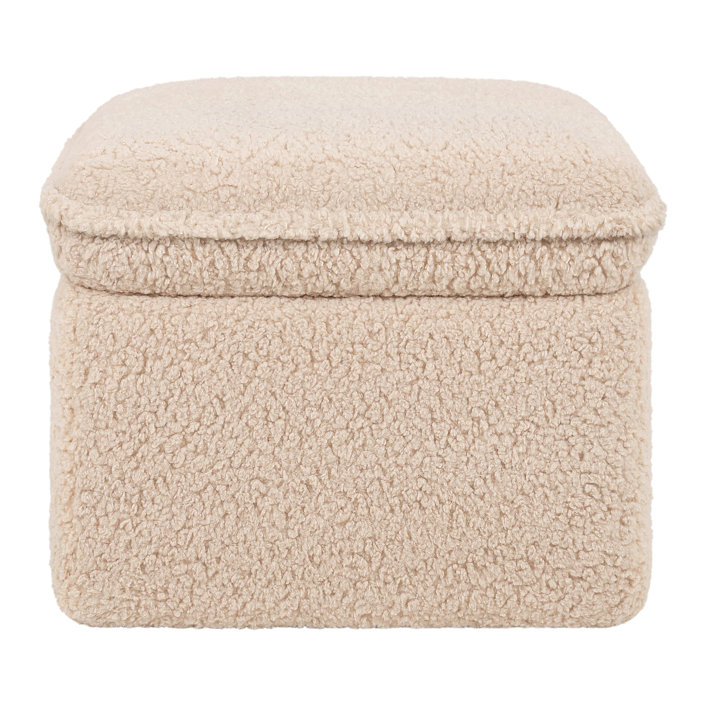 M20985CSG,Cali Storage Ottoman in Chai Shearling
