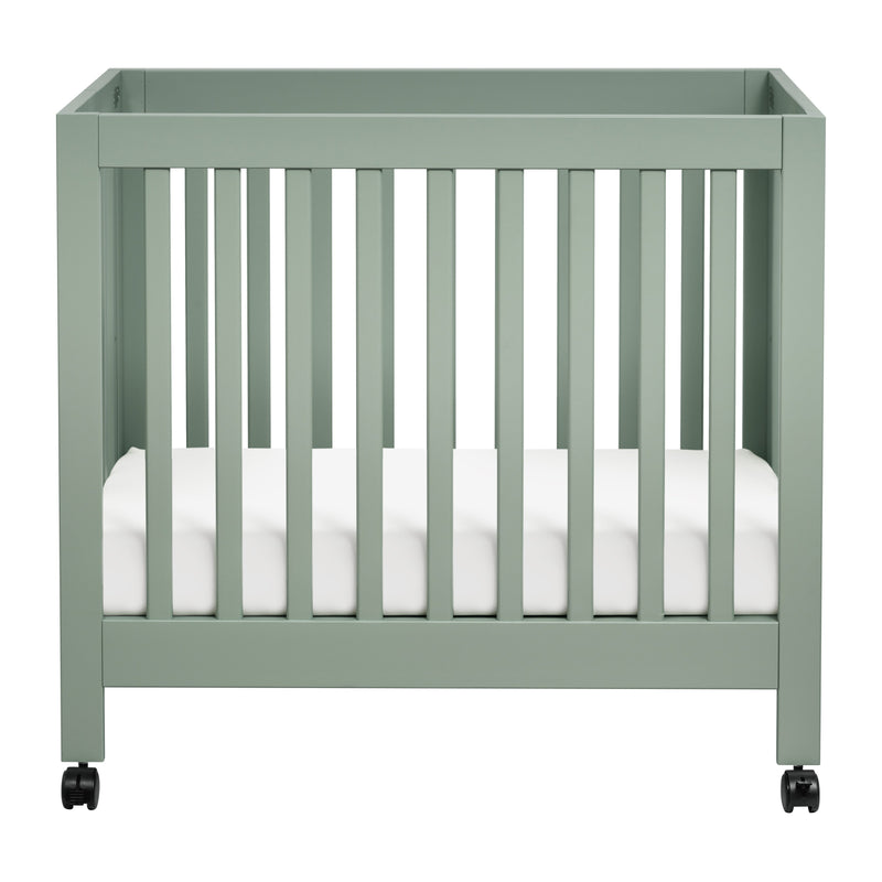 M6698LS,Origami Mini Crib in Light Sage