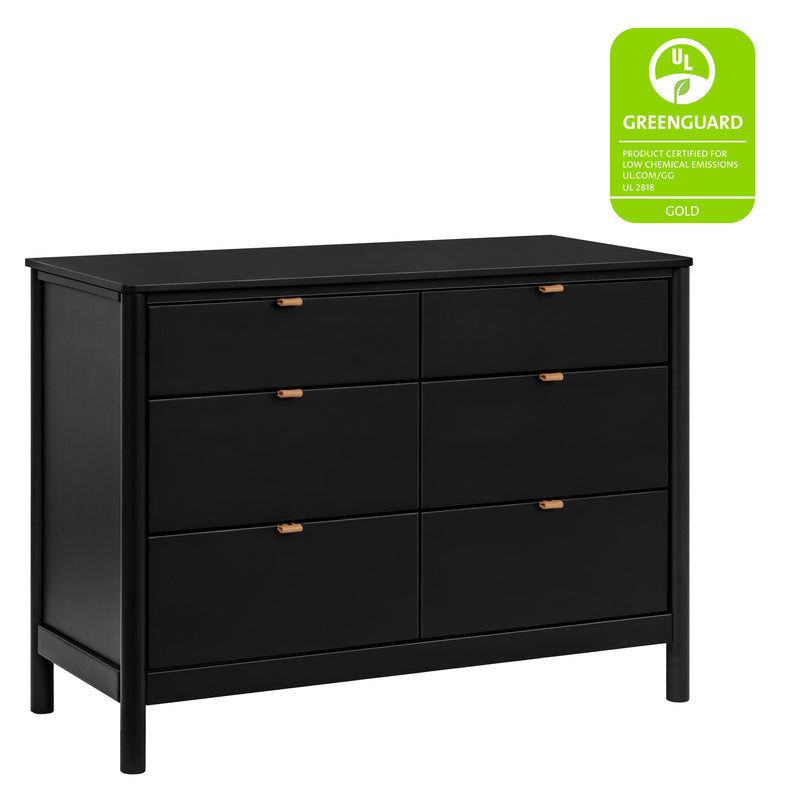 M25616B,Bondi 6-Drawer Assembled Dresser in Black