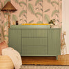 M29816OL,Pogo Tambour Assembled Dresser in Olive