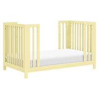 M30880PY,Rolli 9-in-1 Convertible All-Stages?? Crib w/ Bassinet & Toddler Bed Kits in Pale Yellow
