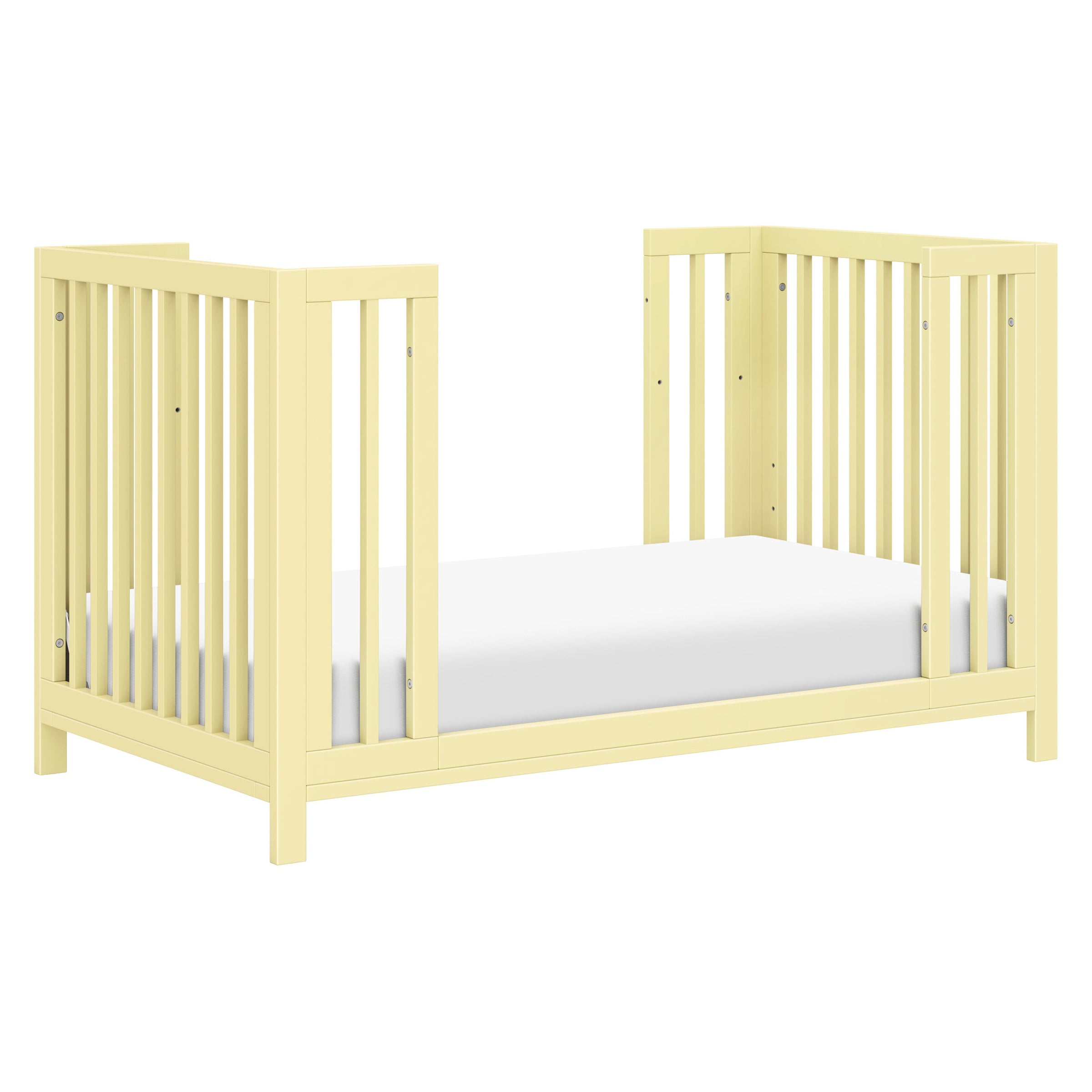 M30880PY,Rolli 9-in-1 Convertible All-Stages?? Crib w/ Bassinet & Toddler Bed Kits in Pale Yellow