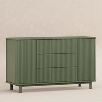 M29816OL,Pogo Tambour Assembled Dresser in Olive