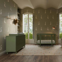 M29880OL,Pogo 8-in-1 Convertible Crib w/All-Stages Conversion Kits in Olive