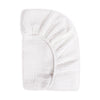 T29435,Plain White Muslin Crib Sheet in GOTS Certified Organic Cotton