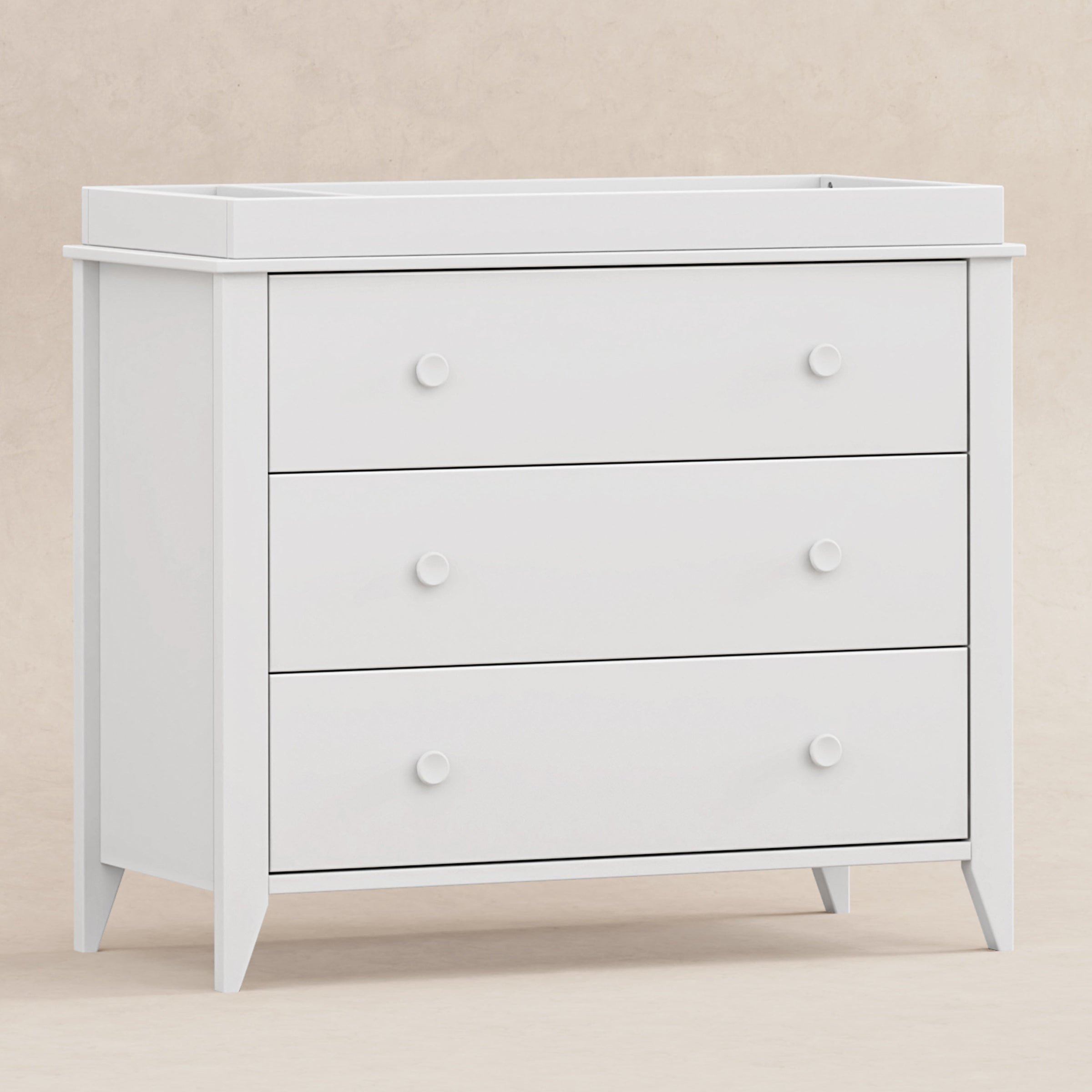 M10323W,Sprout 3-Drawer Changer Dresser in White Finish