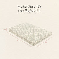 T34336JSR,Nate Berkus x Babyletto Mini Crib Sheet in Juniper Star