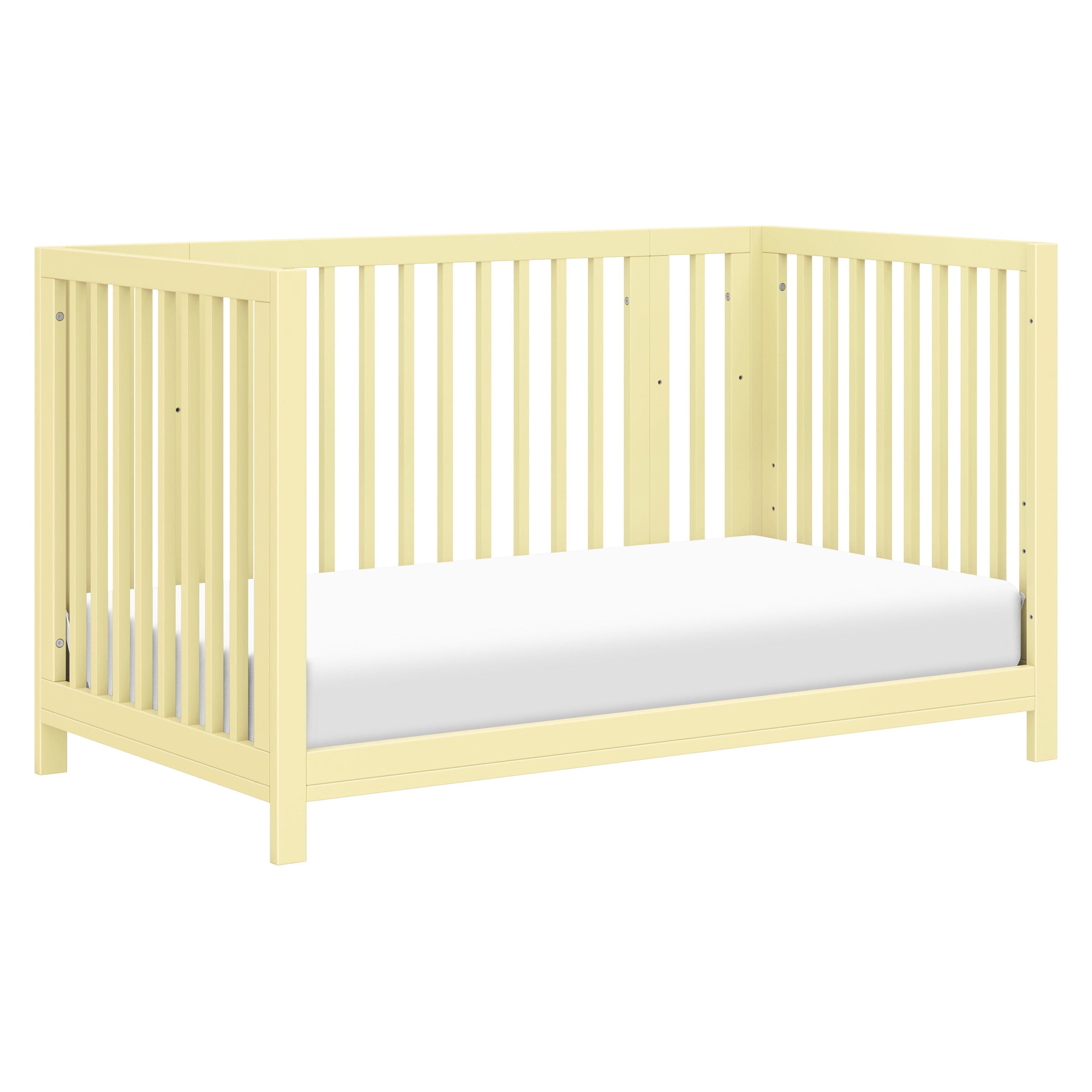 M30880PY,Rolli 9-in-1 Convertible All-Stages?? Crib w/ Bassinet & Toddler Bed Kits in Pale Yellow