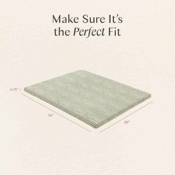 T34333JS,Nate Berkus x Babyletto All-Stages Midi Sheet in Juniper Stripe