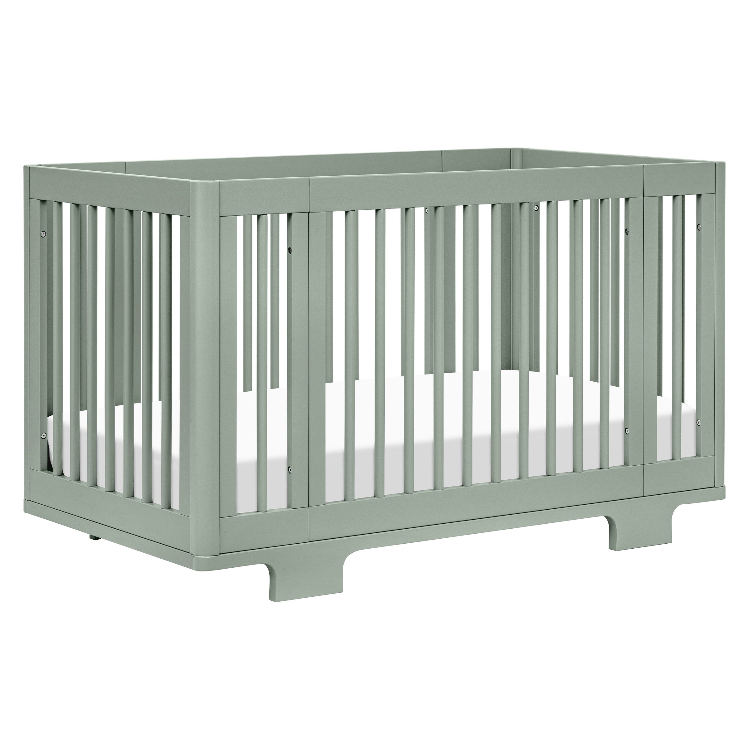 M23401LS,Yuzu 8-in-1 Convertible Crib w/All-Stages Conversion Kits in Light Sage