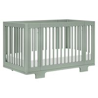 M23401LS,Yuzu 8-in-1 Convertible Crib w/All-Stages Conversion Kits in Light Sage