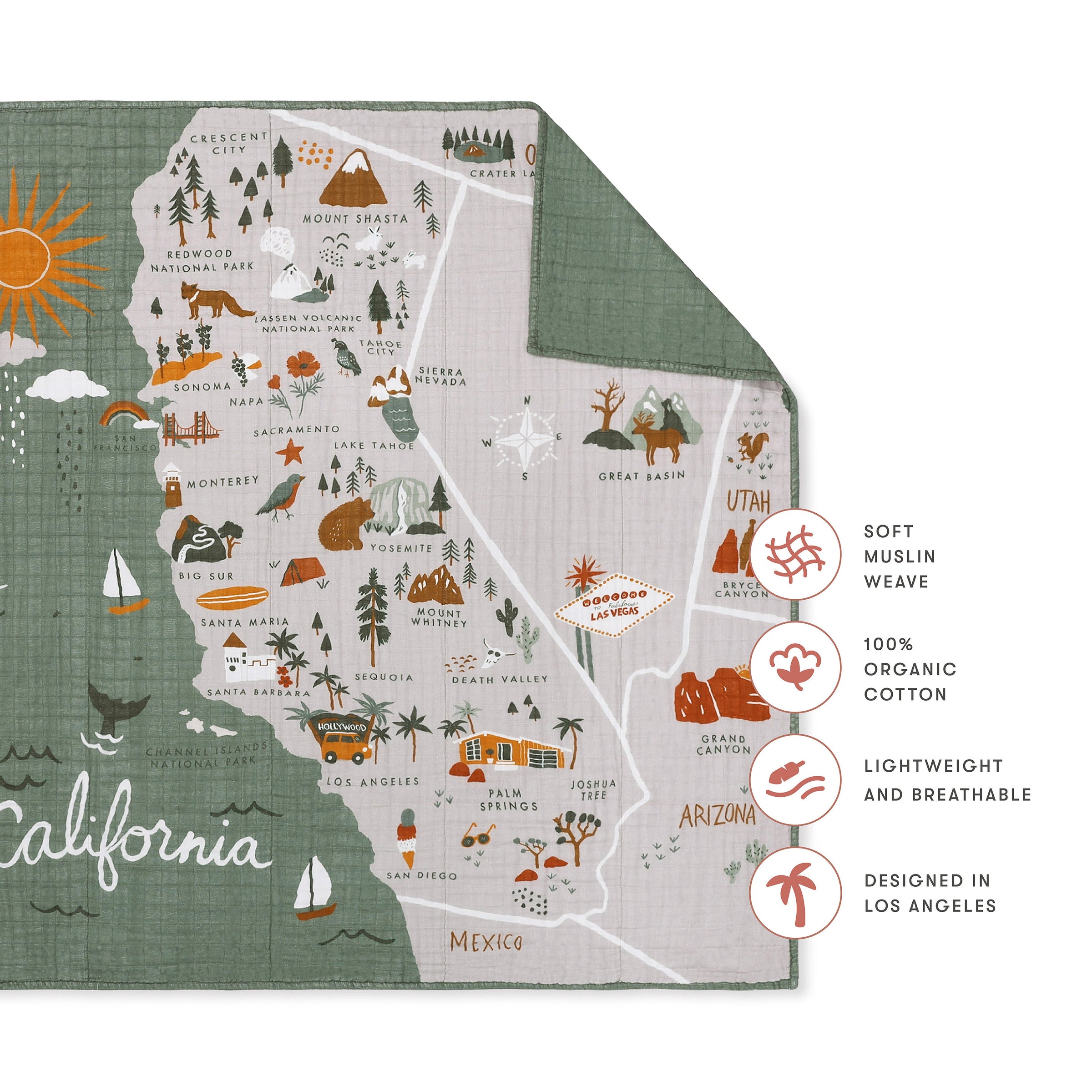 T29339,California Muslin Quilt in GOTS Certified Organic Cotton