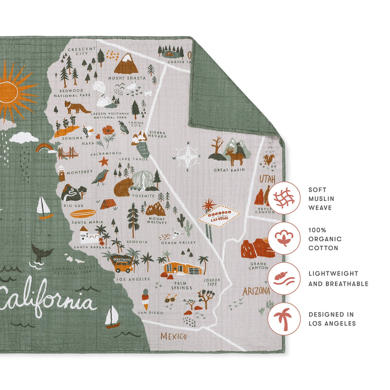 T29339,California Muslin Quilt in GOTS Certified Organic Cotton