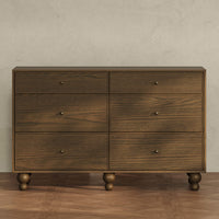 M33316TE,Nate Berkus x Babyletto Astre 6-Drawer Dresser in Toffee